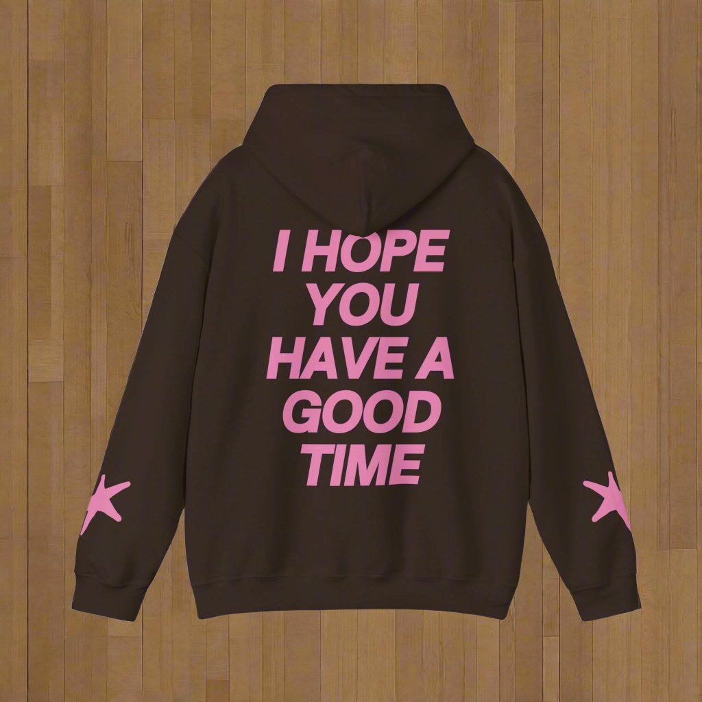 IHYHAGT Hoodie - Chocolate/Pink